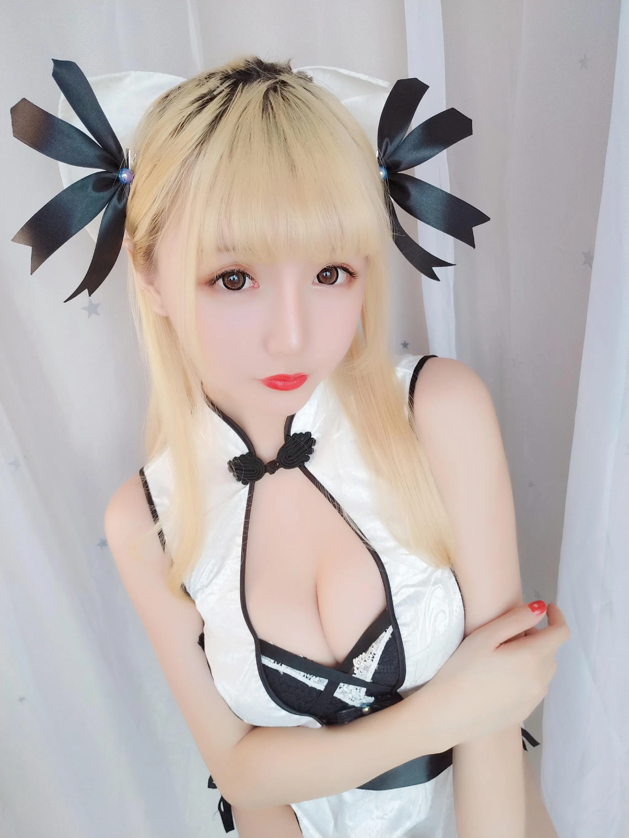 星之迟迟 – VOL.10 优雅旗袍包-高开叉旗袍（62P） [62P]插图3